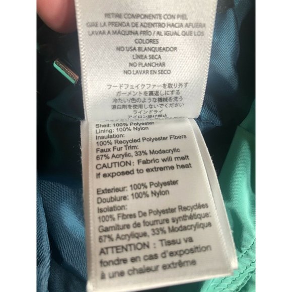 Obermeyer Resort Women's 10  Zip Off Faux Fur Hood Thermore Insulation Vintage - Picture 10 of 12